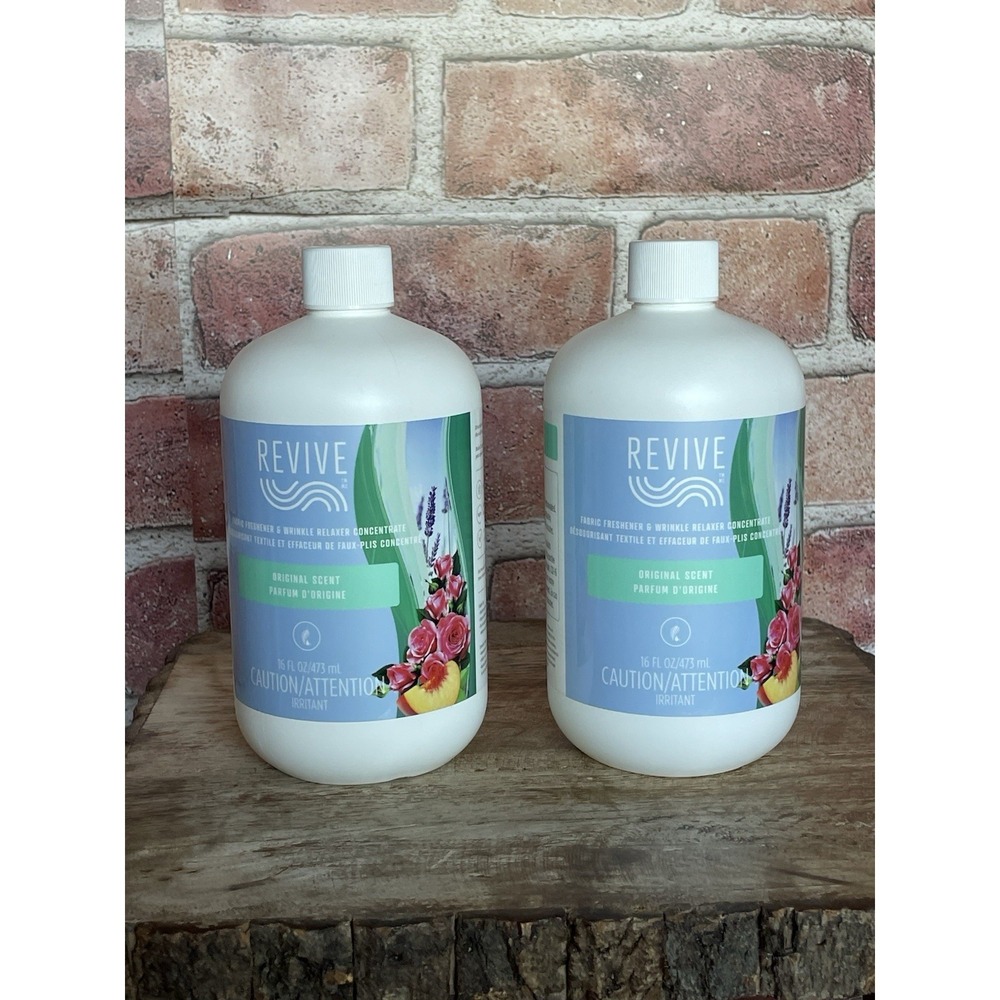 2 Melaleuca Revive Fabric Freshener & Wrinkle Relaxer Concentrate Sealed